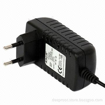 AC/DC Adapter for CCTV Camera with 18W Maximum Output Power, European Plug, CE Mark